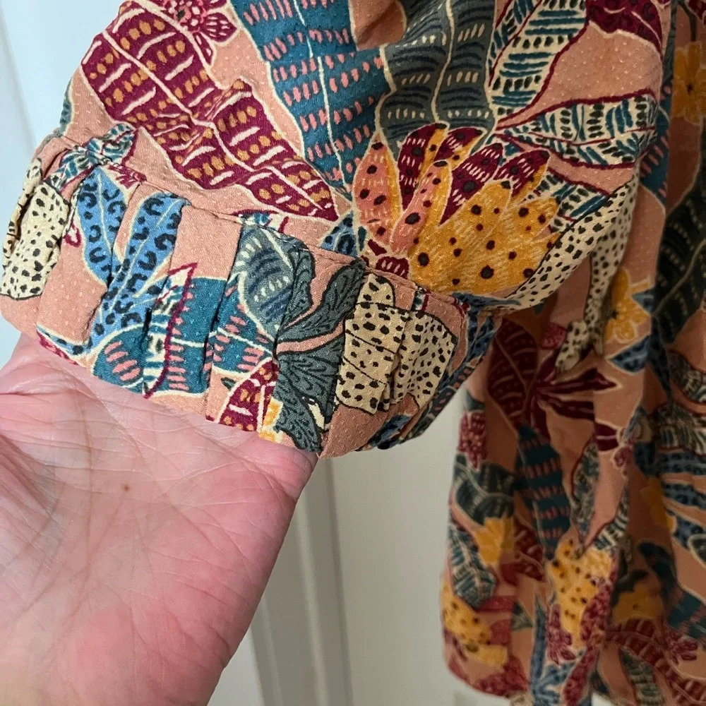 Democracy Multicolor Jungle Print Blouse - Picture 8 of 8